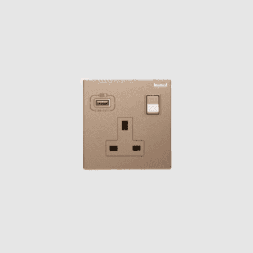 282441-Legrand-British-Std-socket-with-USB-Type-A-charger-Galion-13A-250V-1Gang-Single-polr-Switched-Rose-Gold
